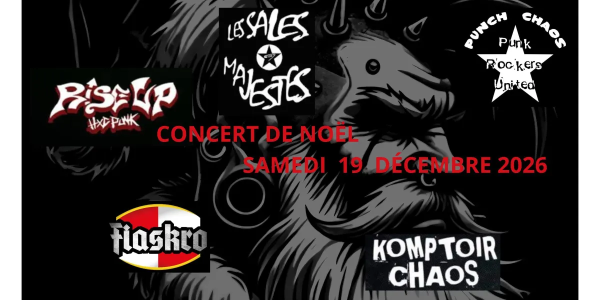Concert punk Concert de Noël ! - Tucquegnieux le 19/12/2026 | Agenda concert punk