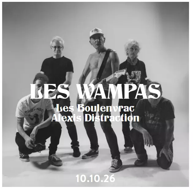 Concert punk Les Wampas - Les Boulenvrac - Alexis Distraction (djset) - Biarritz