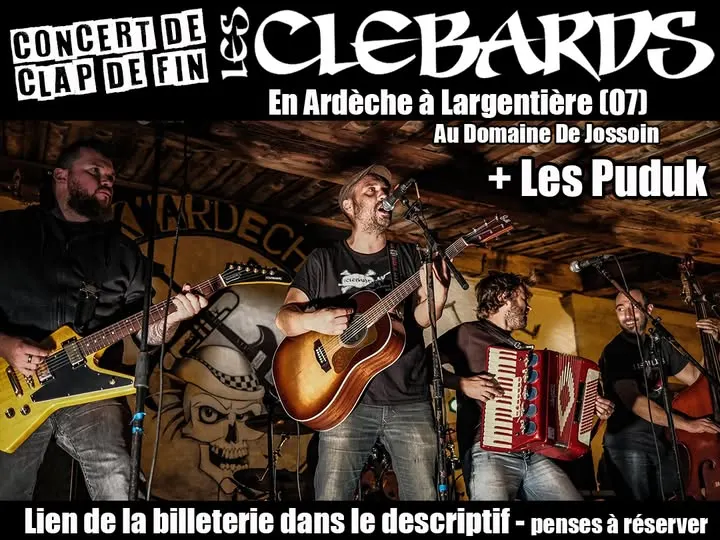 Concert punk Concert De Clap De Fin - Largentière