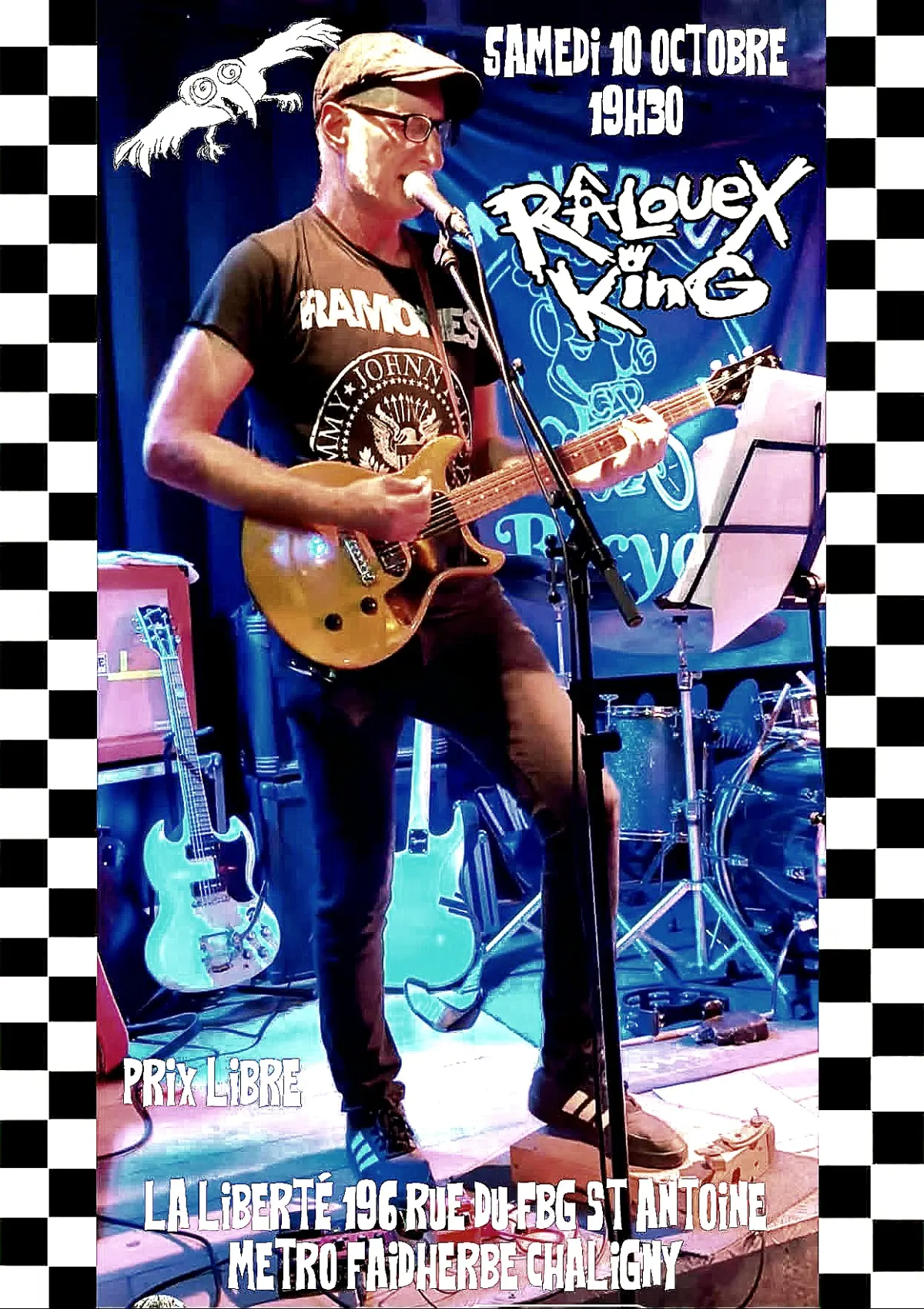 Concert punk RÂLOUEX KING À LA LIB - Paris le 10/10/2026 | Agenda concert punk