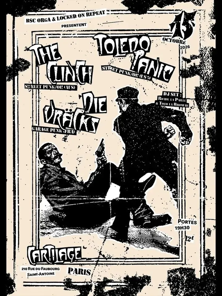 The Clinch + Toledo Panic + Die Dräcks + Cartiage
