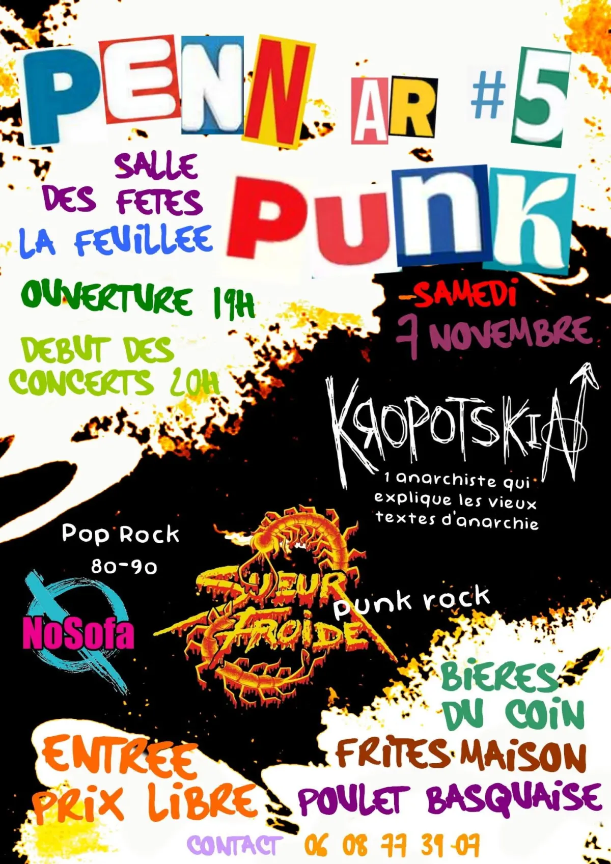 Concert punk Penn Ar punck - Brasparts le 13/10/2026 | Agenda concert punk