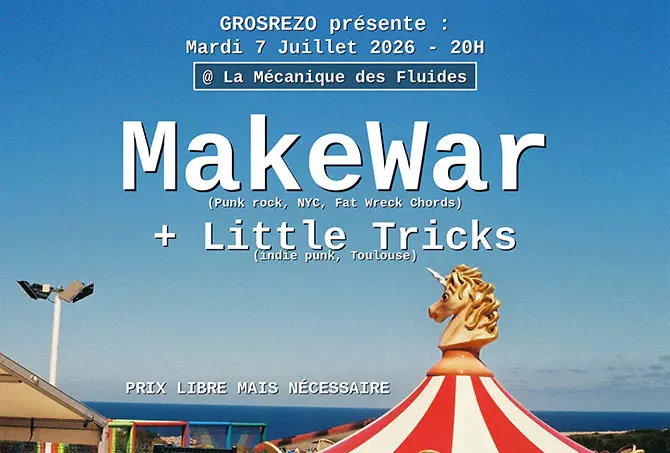Concert punk Concert à la Mécanique des Fluides - Toulouse