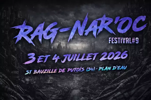 Concert punk Festival RAG-NAR'OC #9 (vendredi 3 Juillet) - Saint-Bauzille-de-Putois le 03/07/2026 | Agenda concert punk