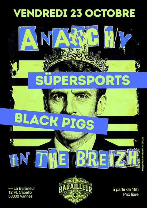 Concert punk SÜPERSPORTS + BLACK PIGS - Vannes