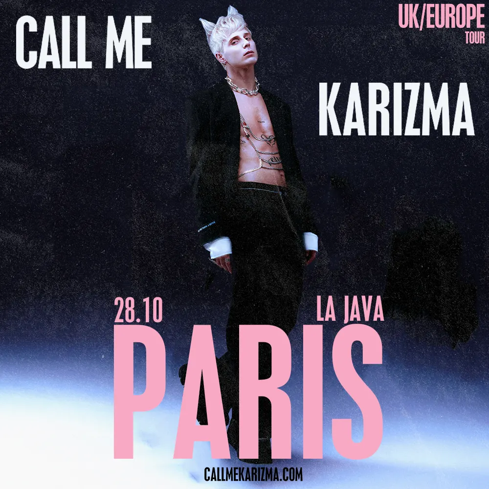 Concert punk Call Me Karizma (I'm no American Idol Tour) in Paris - Paris le 28/10/2026 | Agenda concert punk