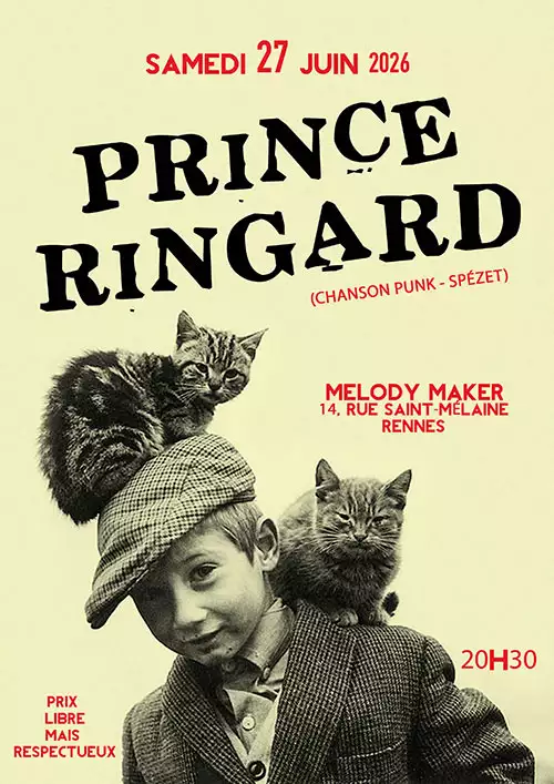 Concert punk PRINCE RINGARD - Rennes