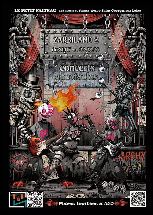 Concert punk Zarbiland 2026 - Saint-Georges-sur-Loire