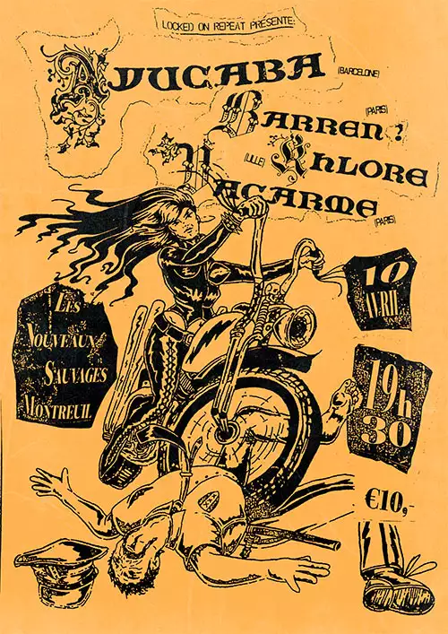 Concert punk Ayucaba • Barren ? • Khlore • Vacarme / Les Nouveaux Sauvages - Montreuil | Agenda Punk'n Roll
