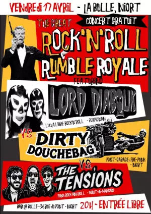Concert punk Rock'n Roll Rumble Royale - Niort | Agenda Punk'n Roll