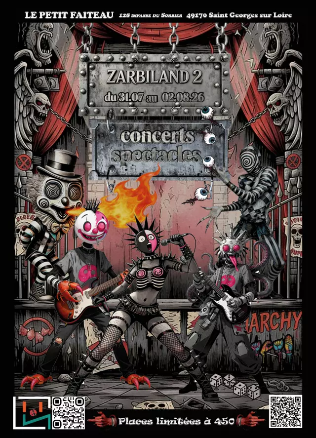 Concert punk Zarbiland 2026 - Saint-Georges-sur-Loire le 31/07/2026 | Agenda concert punk
