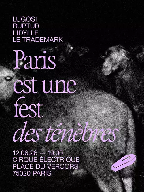 Concert punk Paris est une Fest des ténèbres - Paris le 12/06/2026 | Agenda concert punk