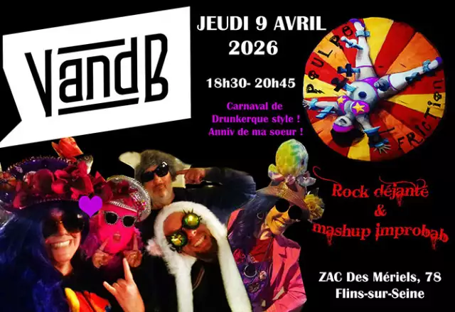 Concert punk Poulpe Friction au V&B - Dunkerque le 09/04/2026 | Agenda concert punk